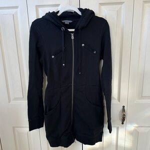 Armani Exchange French Terry Hooded Full Zip Parka Jacket Women’s Size Large